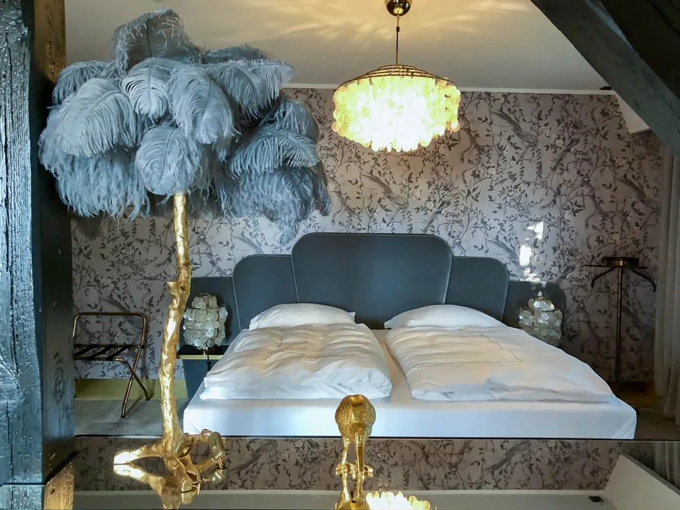 Elegant eingerichtete Suite im Eventhotel Fernblick