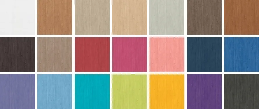 Musterkarte mit 21 Farben Maple
