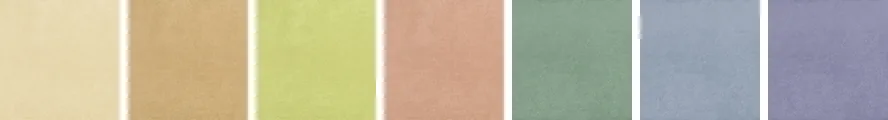 Musterkarte mit 7 Farben Suede